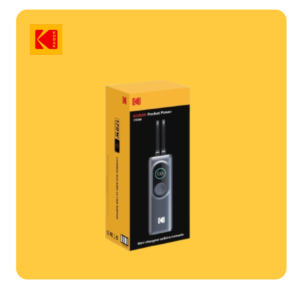Boîte du Kodak Pocket Power 170W – station solaire portable compacte avec câble double USB
