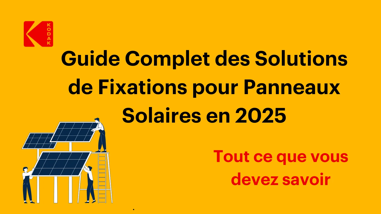 fixation panneaux solaires